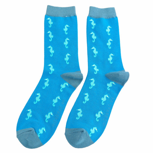 Seahorse Socks, Size 7-11 (Euro 42-46)
