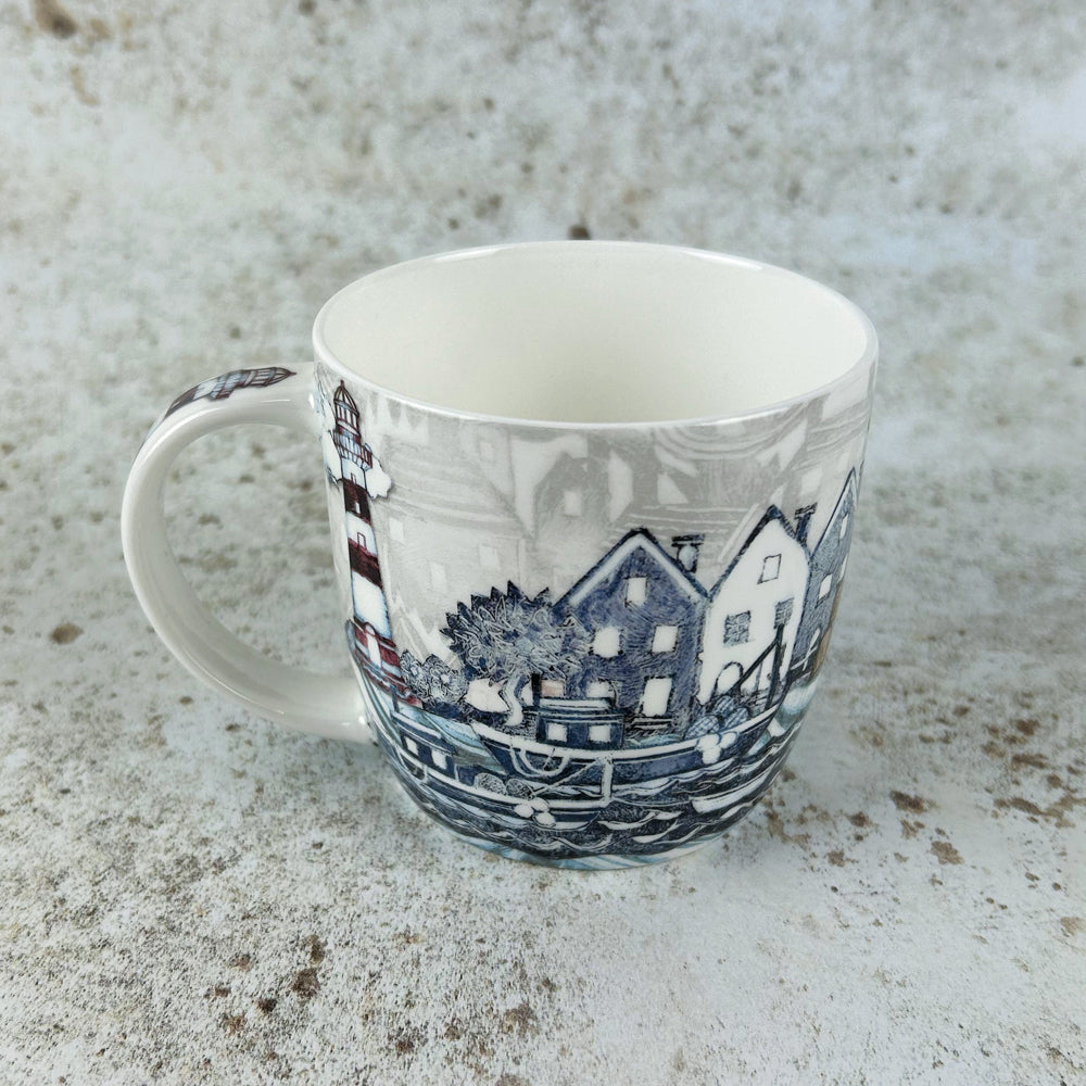 Emma Ball Fishing Village Bone China Mug