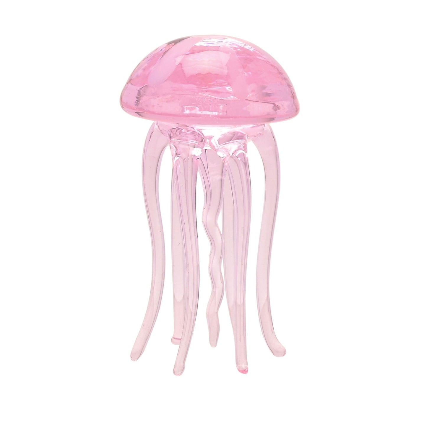 Delicate Hand Blown Glass Jelly Fish