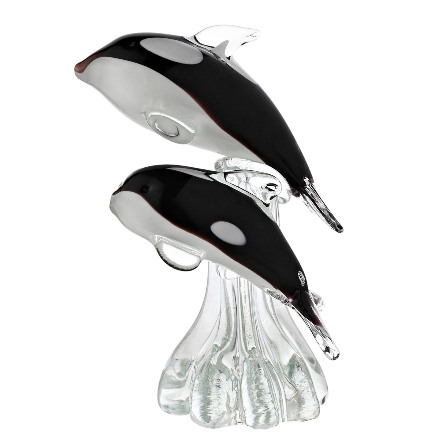 Glass Jumping Whale Duo