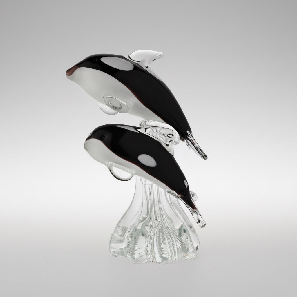 Glass Jumping Orca Duo