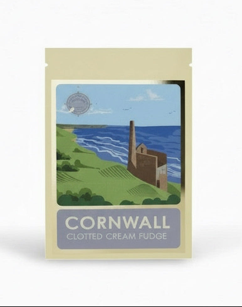 Clotted Cream Fudge Carton - Tin Mine 150g