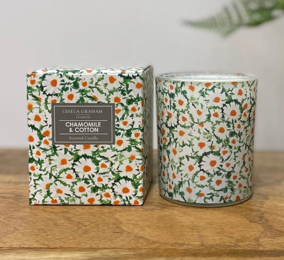 Gisela Graham, Chamomile & Cotton Scented Candle