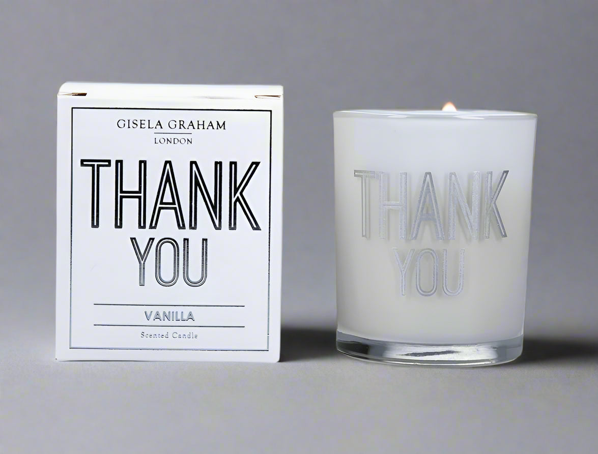 Gisela Graham, Thank You Vanilla Mini Scented Candle