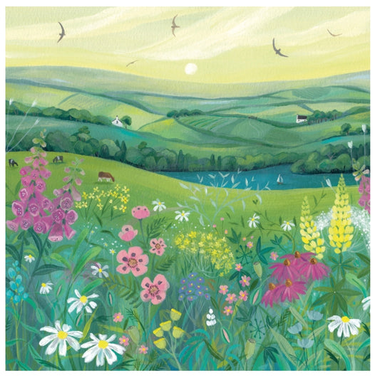 Julia Crossland Morning Light Greeting Card
