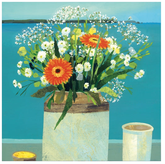 Claire Henley Elevenses at Tatams Greetings Card