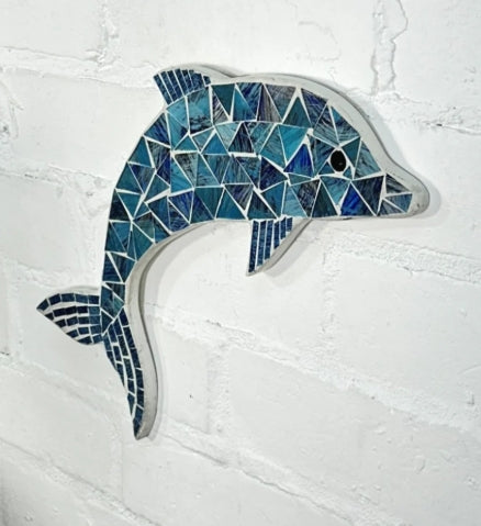 Mosaic Dolphin, Wall Hanging