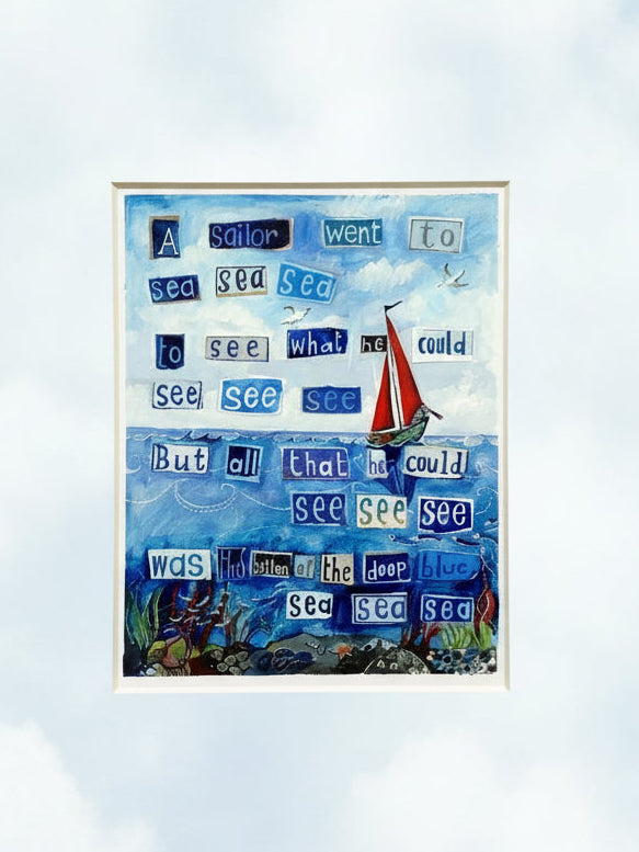 'Sea sea sea' Greetings Card