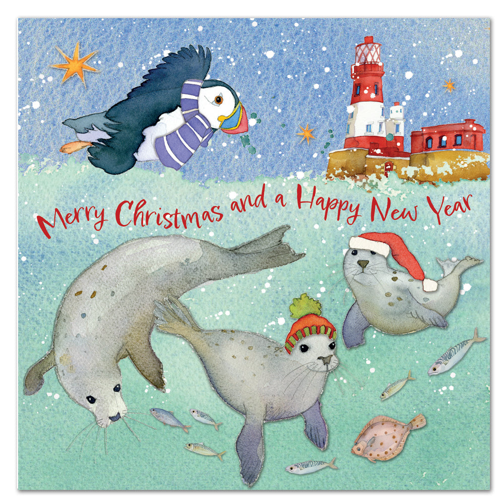 Christmas at Sea Christmas Cards, 6 Pack