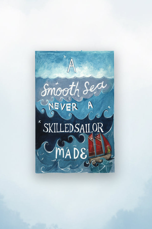 A Smooth Sea Greetings Card