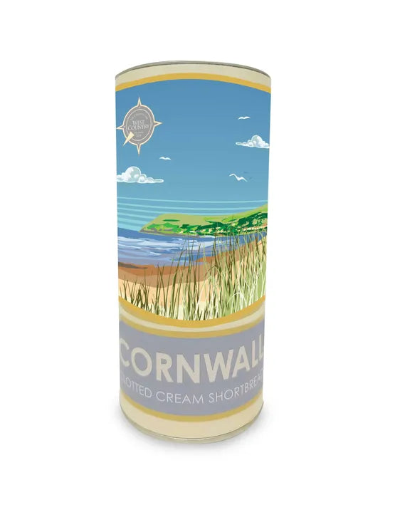 Clotted Cream Shortbread Tube - Beachscape 200g