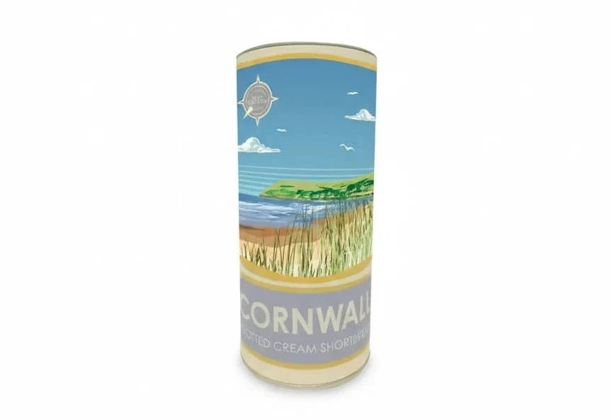 Clotted Cream Shortbread Tube - Beachscape 200g