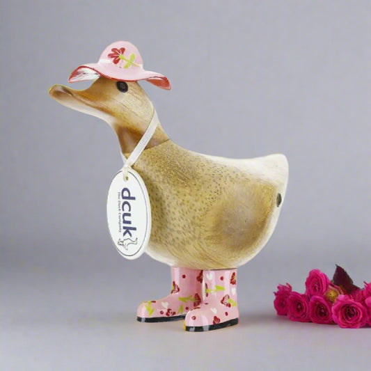 DCUK Blooming Lovely Floral Ducky, Pink