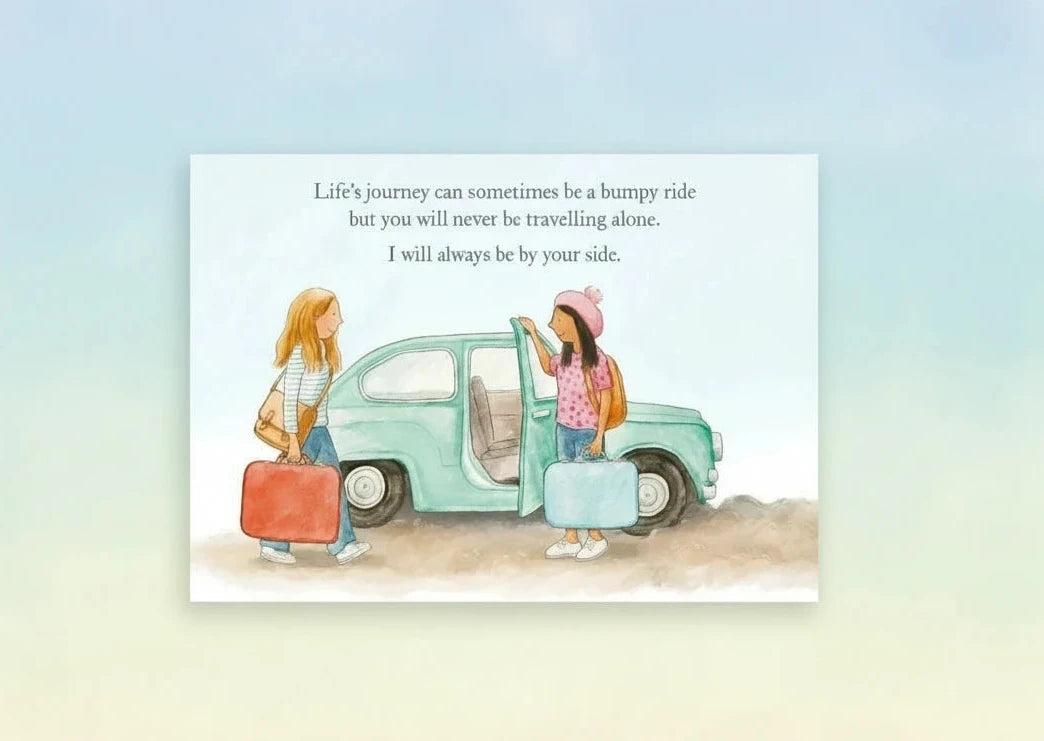 ‘I’ll always be by your side’, Greetings Card
