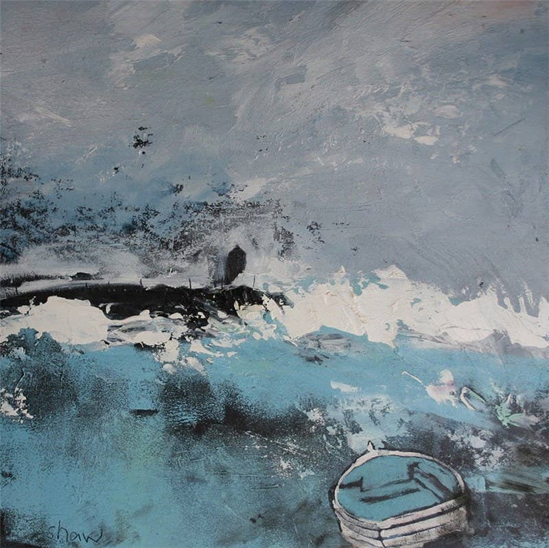 Rough Seas Greetings Card