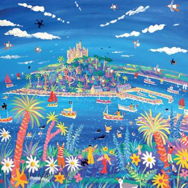 Cornish Springtime, St Michael’s Mount Greetings Card
