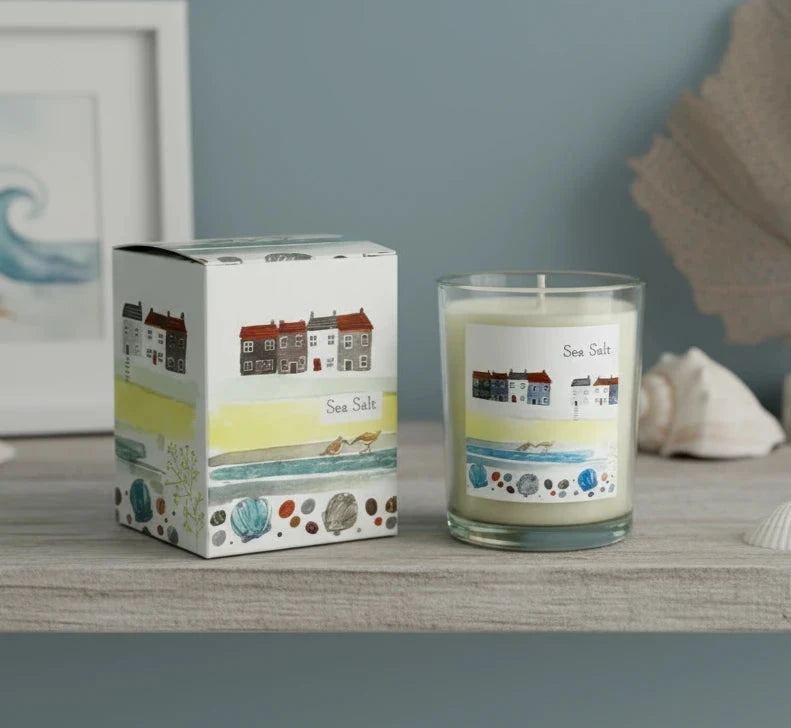 Cottages- Sea Salt & Spray Scented Votive Candle, 9cl
