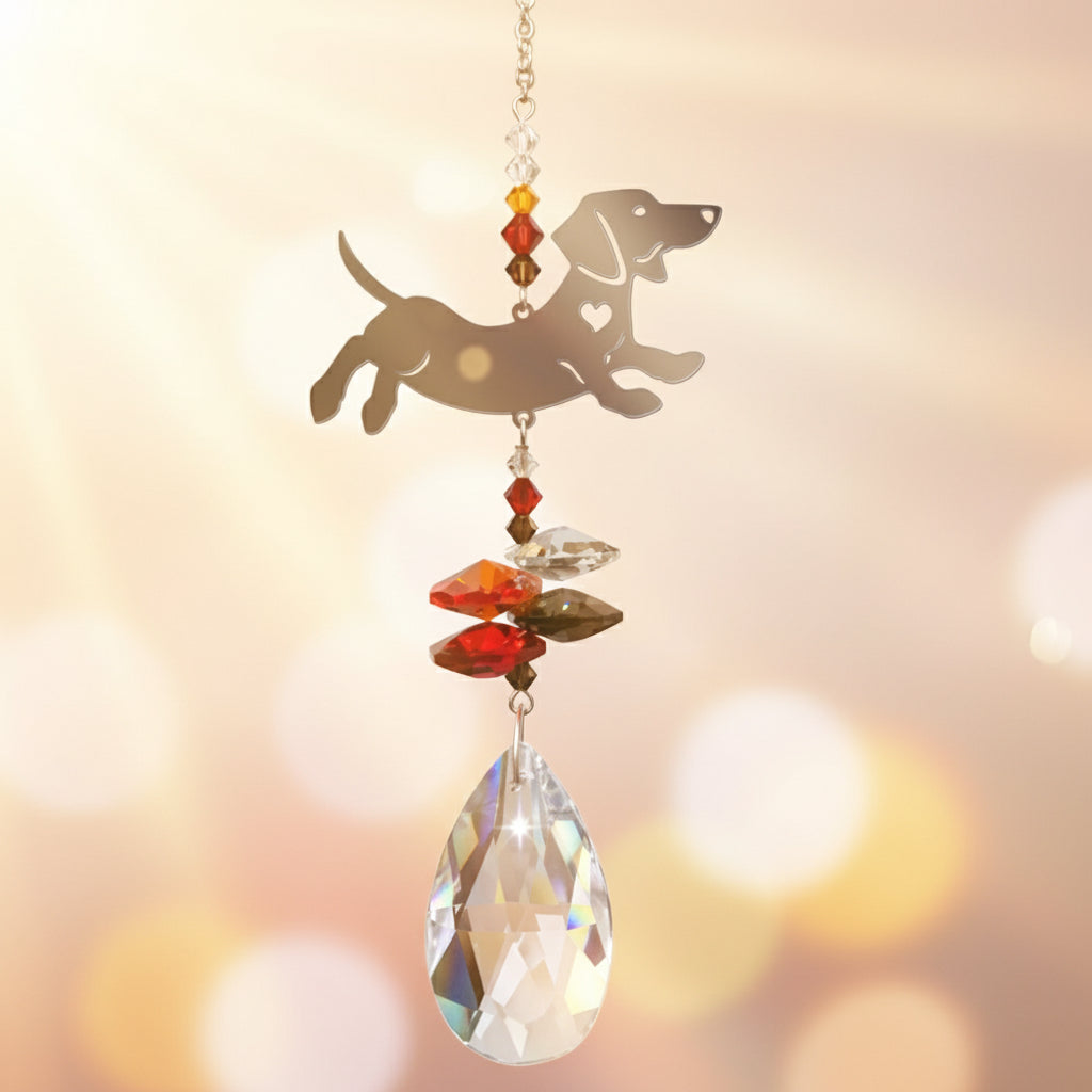 Crystal Fantasy Dachshund, Russet Red