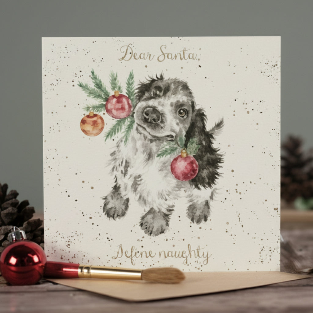 'Dear Santa... Define Naughty' Christmas Card