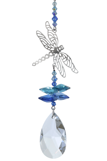 Crystal Fantasy Dragonfly - Royal Blue
