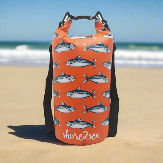 Fish Dry Bag, Adjustable Straps, 20 Ltr