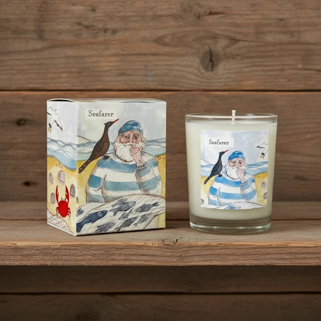 Fisherman - Sea Salt & Wildflower Scented Votive Candle, 9cl