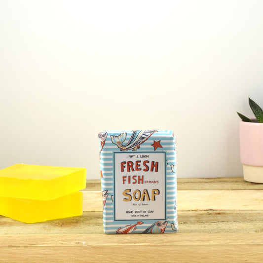 'Fresh Fisherman' Hand Crafted Lemon  Soap