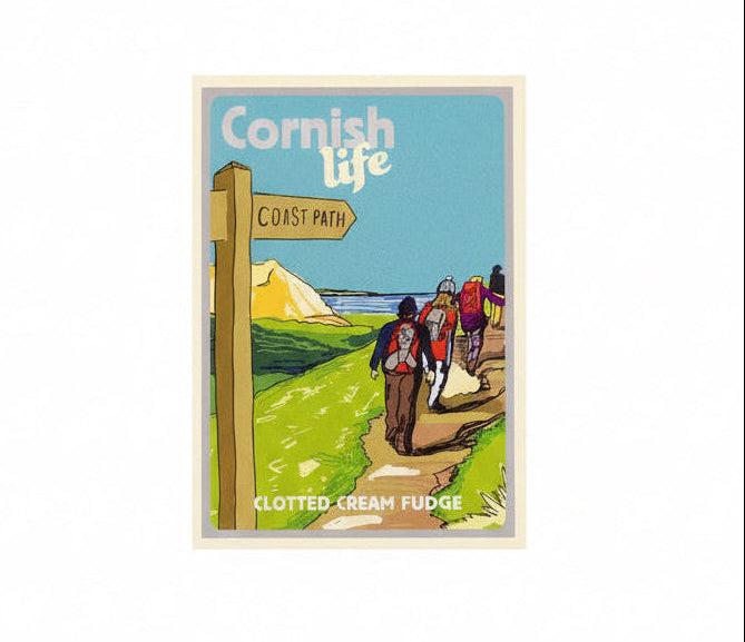 Clotted Cream Fudge Carton - Coast Path 150g