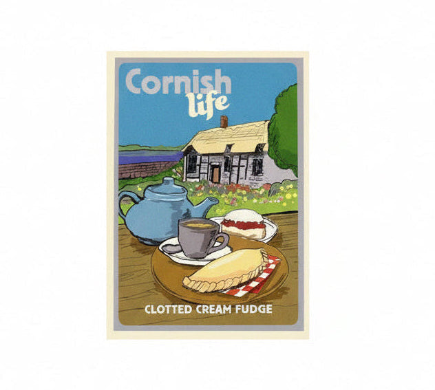 Clotted Cream Fudge Carton - Cottage 150g