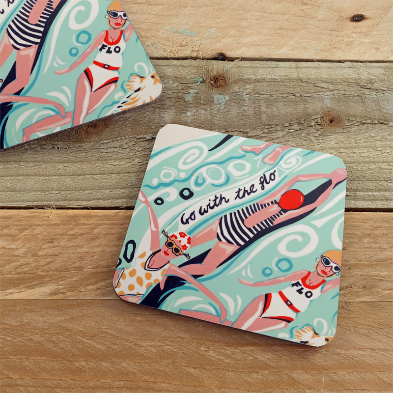 'Go with the Flo' Coaster