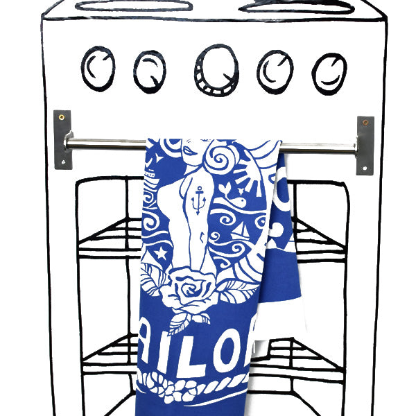 'Hello Sailor' Tea Towel