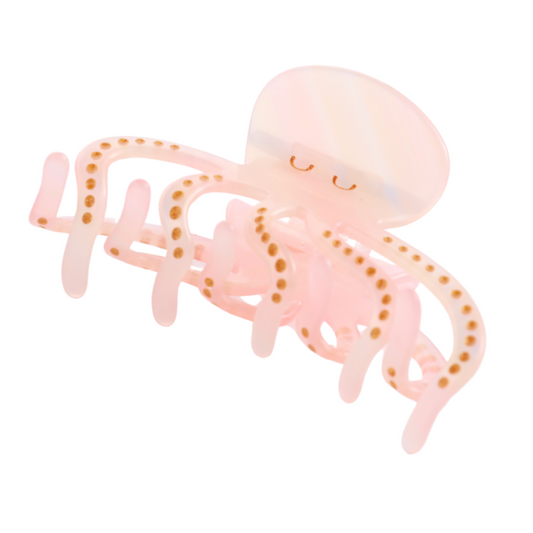 Octopus Hair Claw Clip, Pink