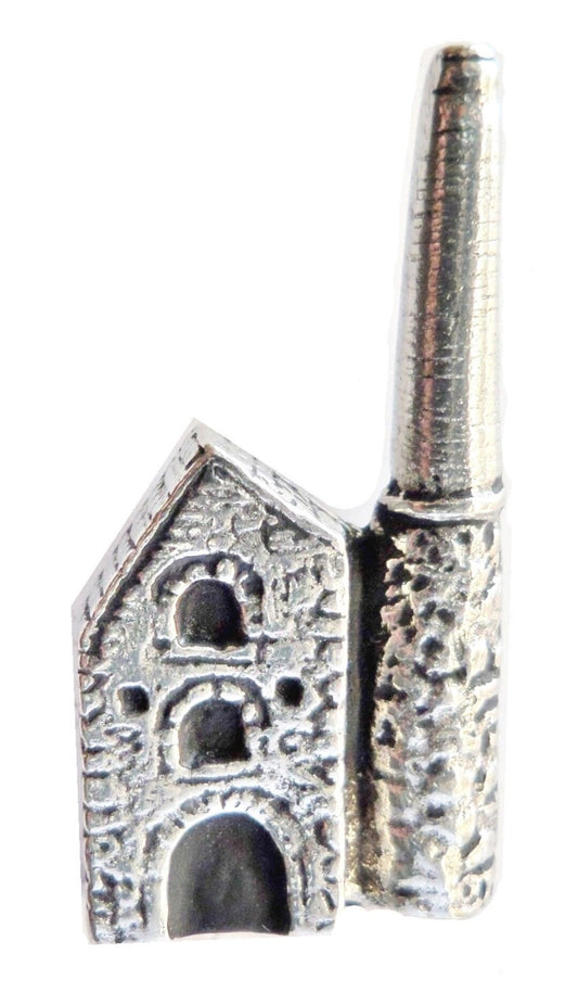 Cornish Pewter Tin Mine Pin Badge
