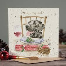 'Is this my Seat?' Christmas Card