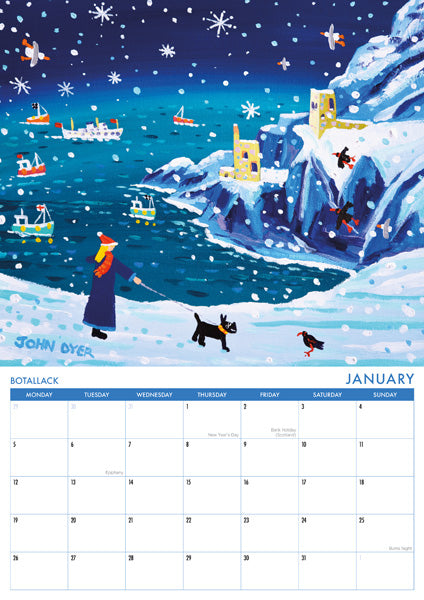 John Dyer 2026 Calendar