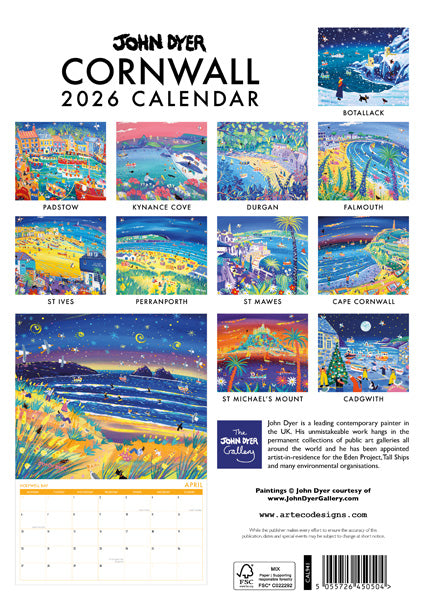 John Dyer 2026 Calendar