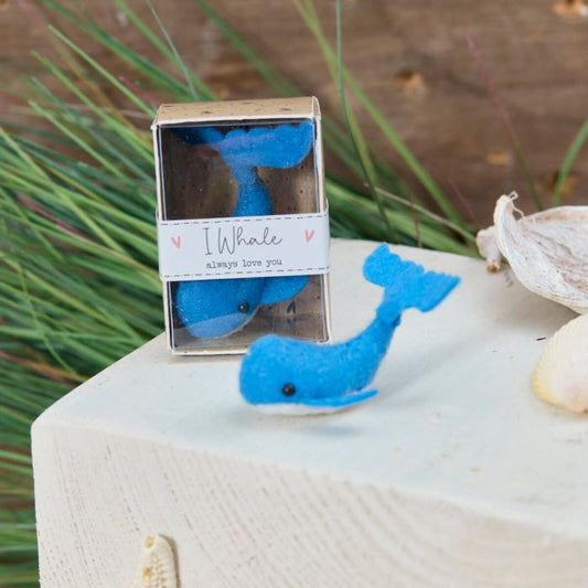 Handmade Felt Keepsake, Tiny World Whale Boxed