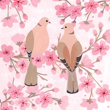 Love Birds Greetings Card