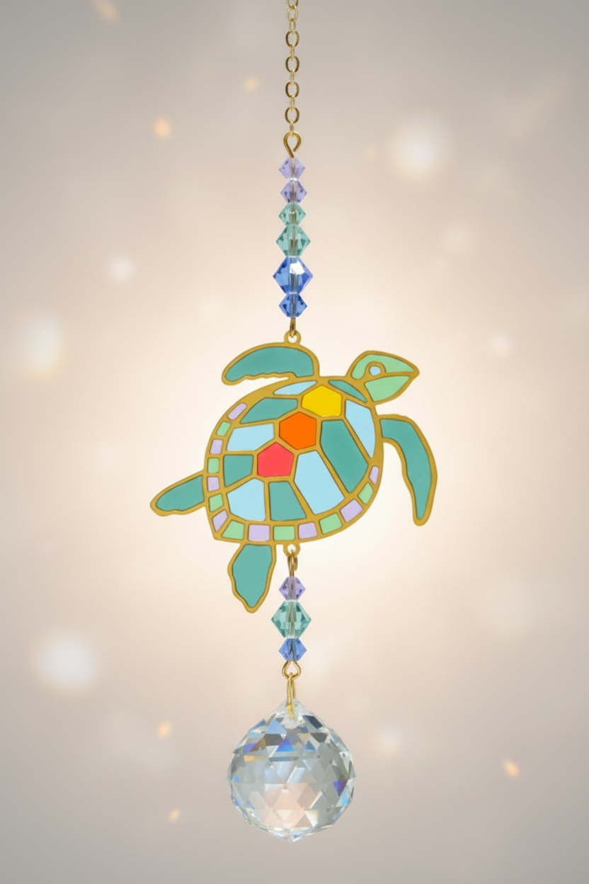 Crystal Dreams Turtle - Marine