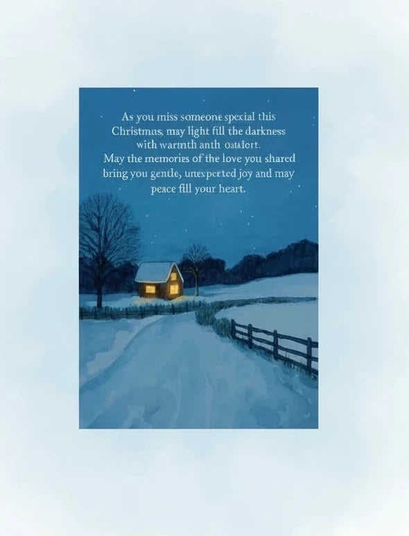 May Light Fill the Darkness, Christmas Card