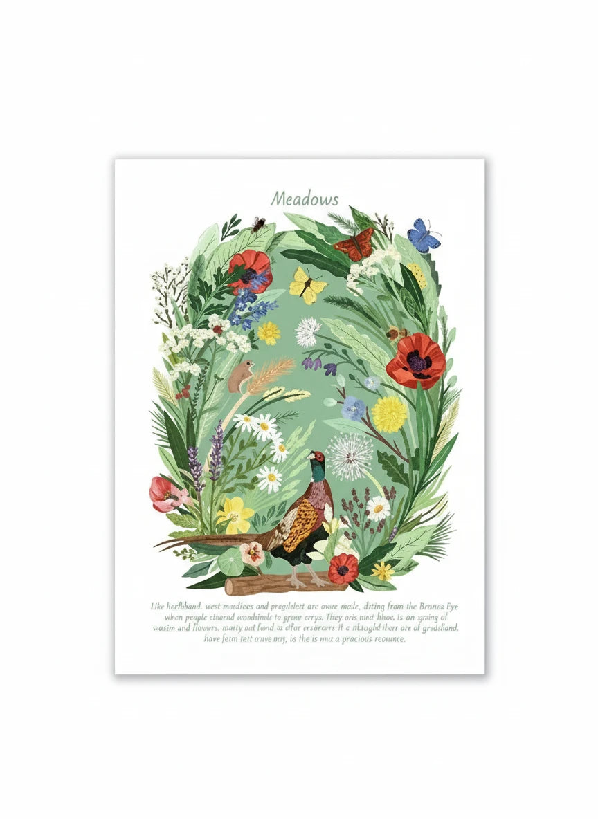Meadows Guide Greetings Card