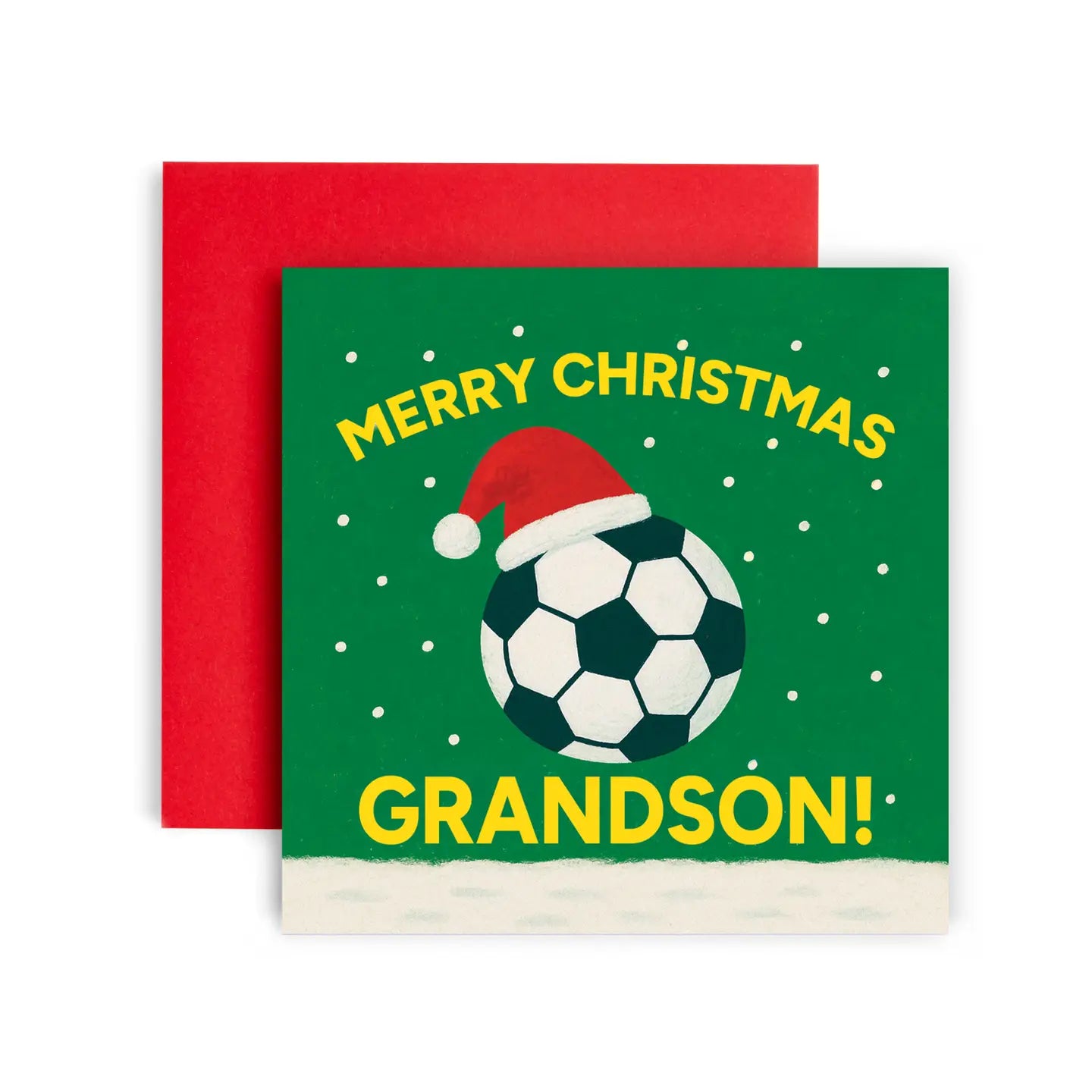 'Merry Christmas Grandson' Christmas Card