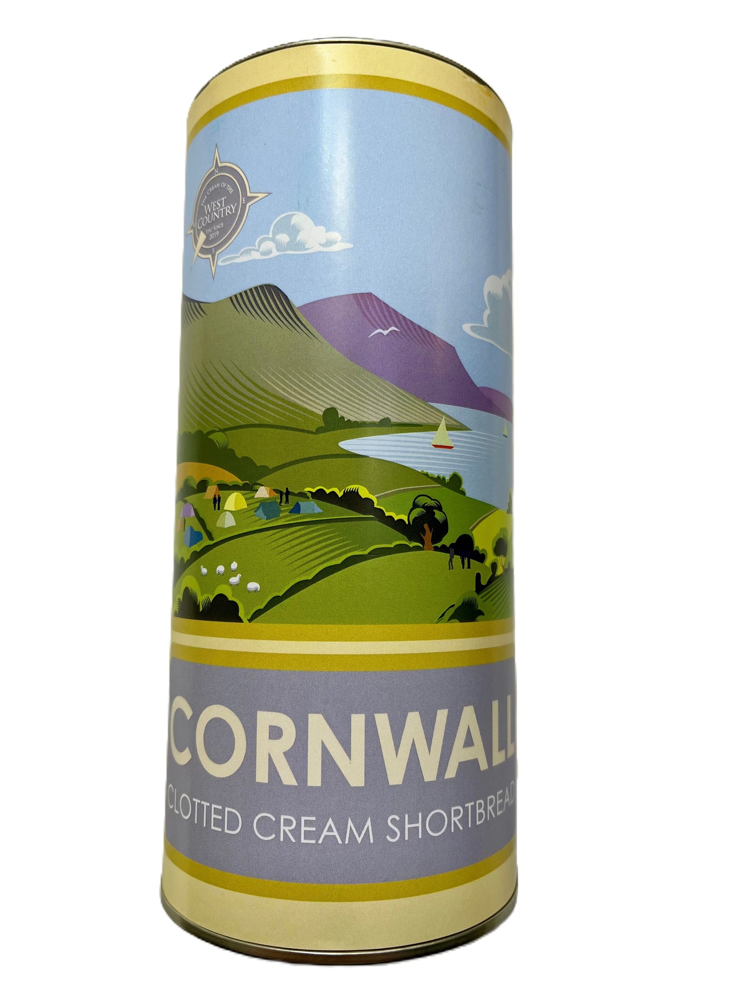 Clotted Cream Shortbread Tube - Moorland Hills 200g