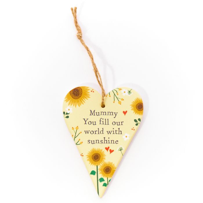 Spring Floral Hanging Heart