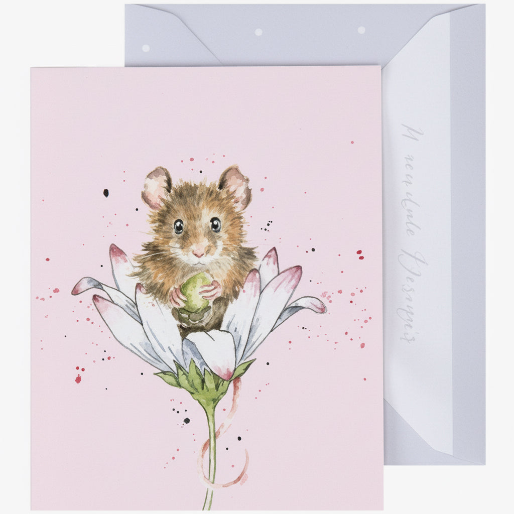 'Oops a Daisy' Miniature Greetings Card