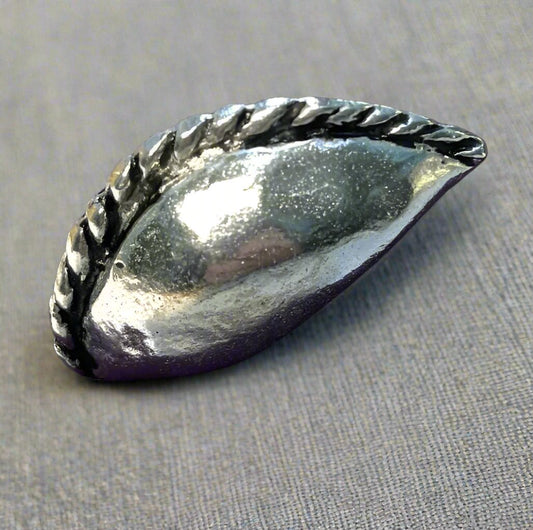 Cornish Pewter Large Pasty Brooch