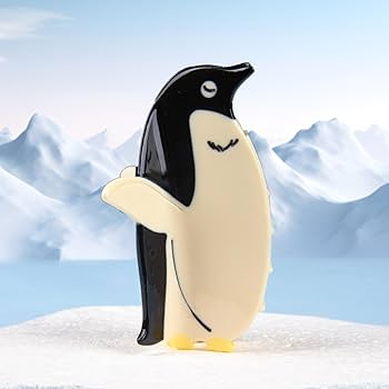 Penguin Hair Claw Clip