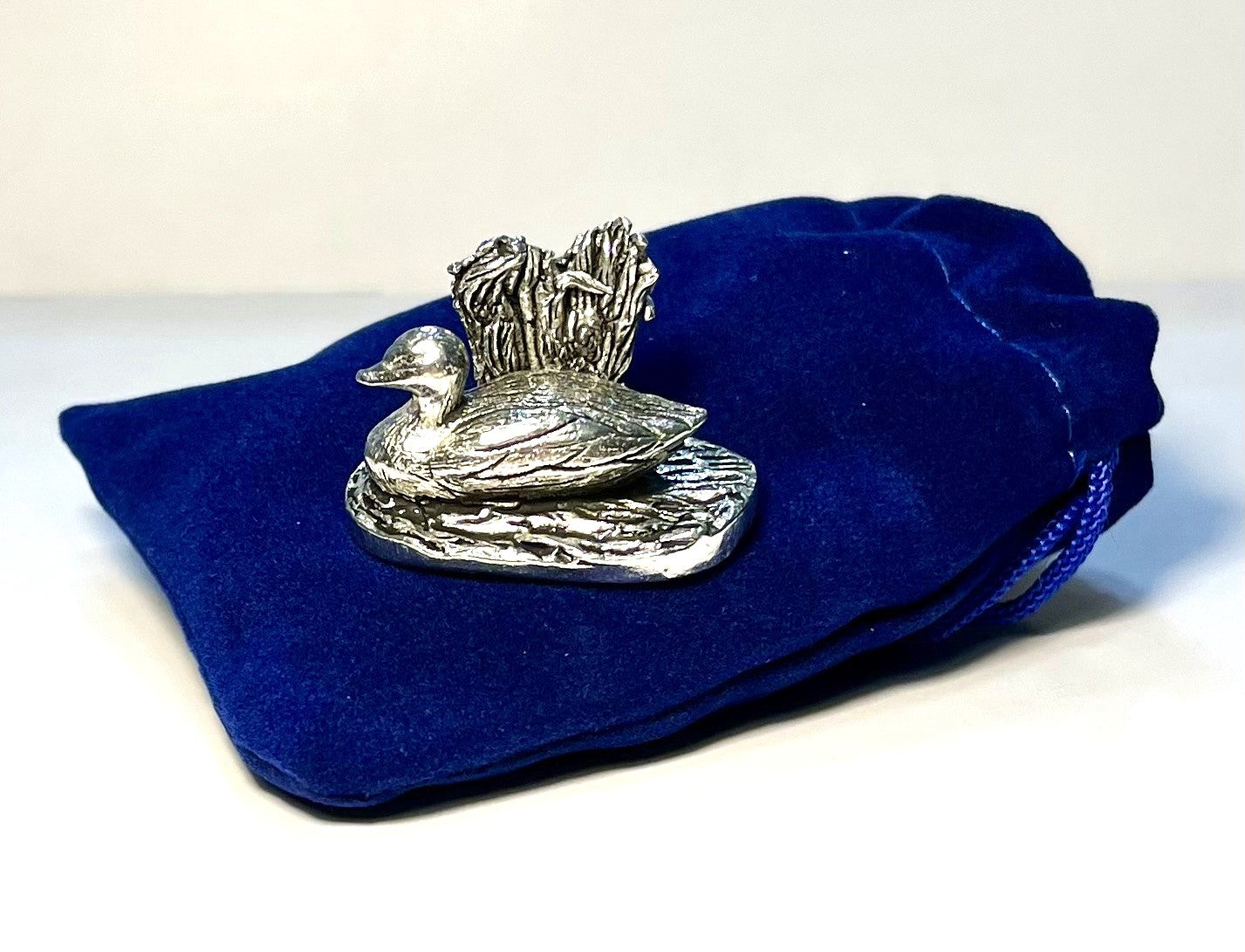 Cornish Pewter Mallard Duck Figurine