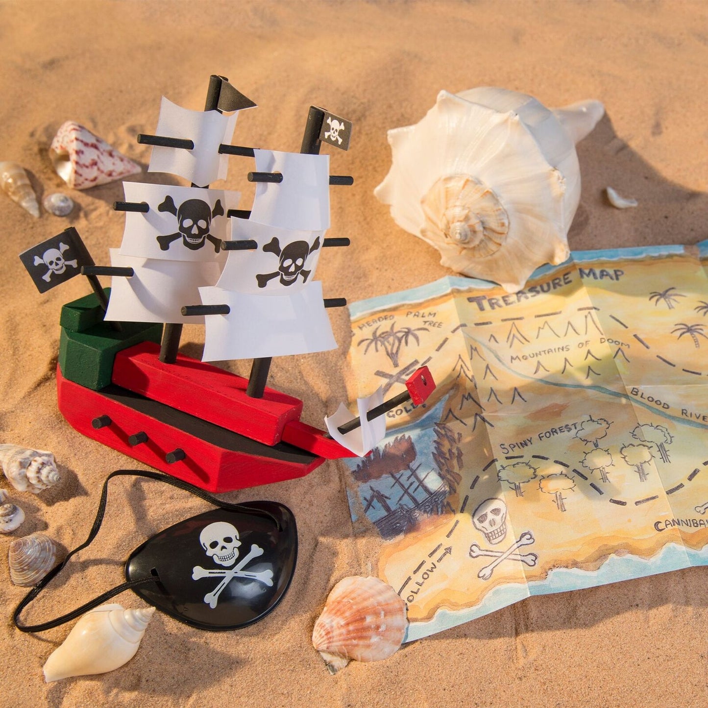 Apples to Pears, Gift in a Tin - Make your own Pirate Ship