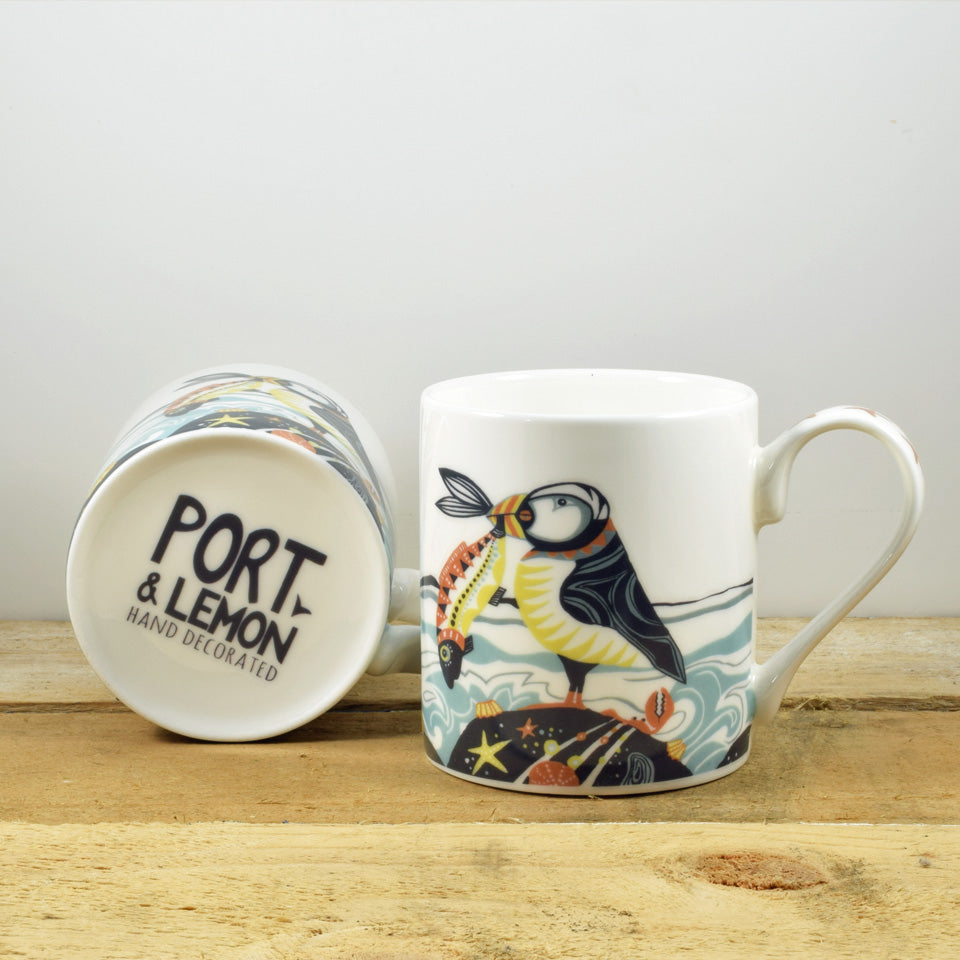 Proud as a Puffin' Fine Bone China Mug
